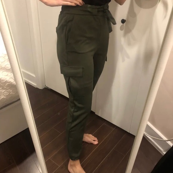 ONLY cargo army green soft pants - Picture 5 of 6